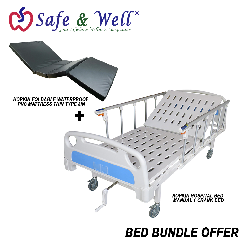 BED BUNDLE OFFER ( HOSPITAL BED WITH PU MATTRESS )